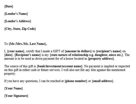 T Letter For Down Payment Template Format And Example