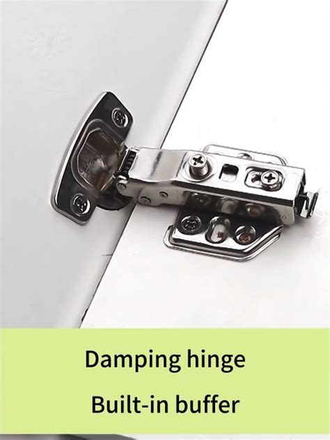 Stainless Steel Cabinet Door Hinge Wardrobe Hardware Damping Hydraulic