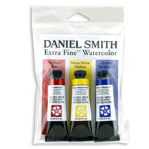 DANIEL SMITH Extra Fine Primary Watercolor Set 3 Tubes 15ml Amazon