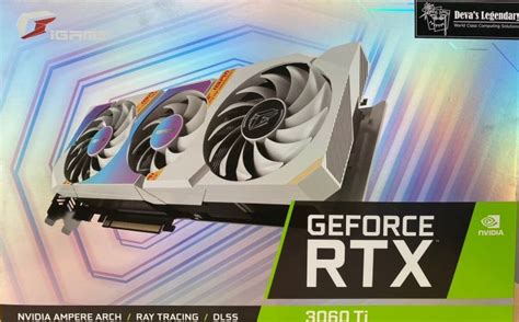 Vga การ์ดจอ Colorful Igame Geforce Rtx 3060 Ti Ultra W Oc 8gb Gddr6