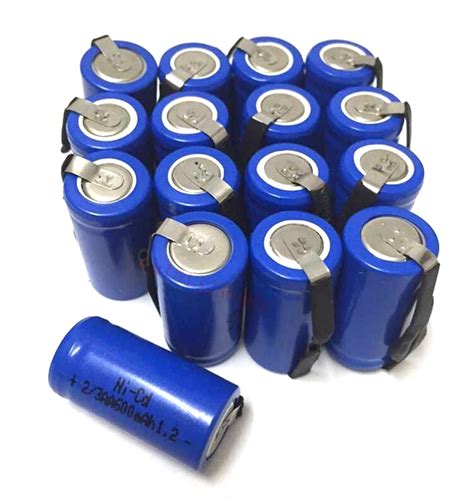 12pcs Lot AA Ni Cd 1 2V 2 3AA 600mAH Rechargeable Battery NiCd Charging