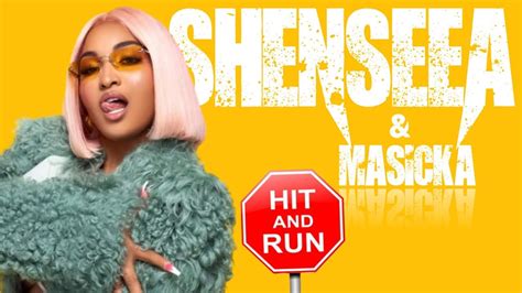 Shenseea Hit And Run Masicka Lyrics Video Youtube