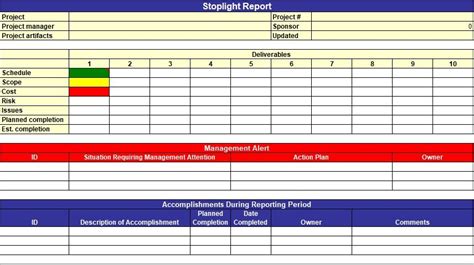 Simple Project Management Template Excel Free - Excel Tmp