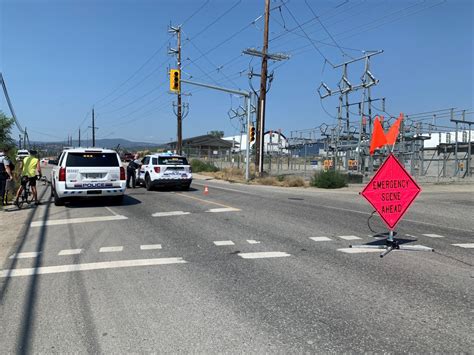 Cyclist Dies After Being Struck By Car At Kelowna Rail Trail Crossing