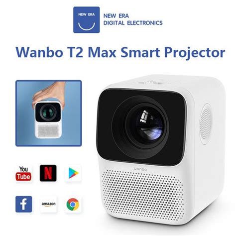 Jual Proyektor Wanbo T2 Max Smart Projector Android 16GB HD 1080P 4K