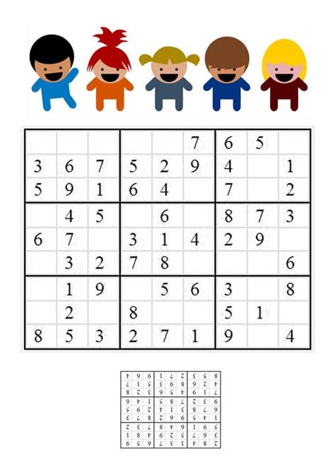 Bild Sudoku Kinder Kostenlose Bilder Zum Ausdrucken Bild