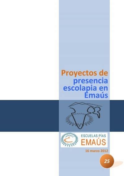 Proyecto De C Rdoba Escolapios Escuelas P As Ema S