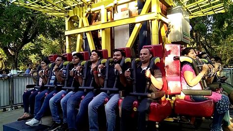 Shoot And Drop Ride In Essel World Mumbai Youtube