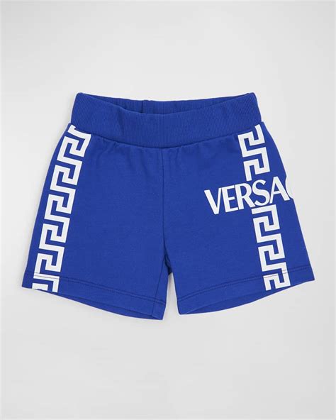 Versace Boy S Greca Logo Jog Shorts Size 24M 3 Neiman Marcus