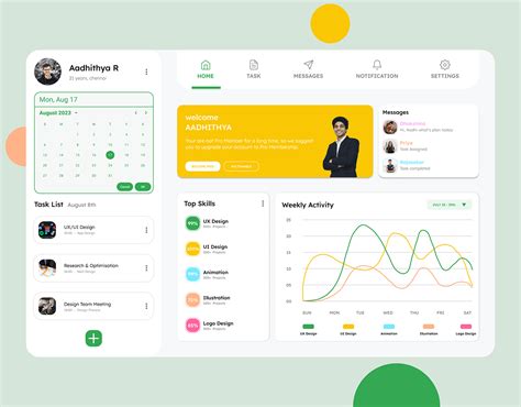 Daily Task Management Dashboard On Behance