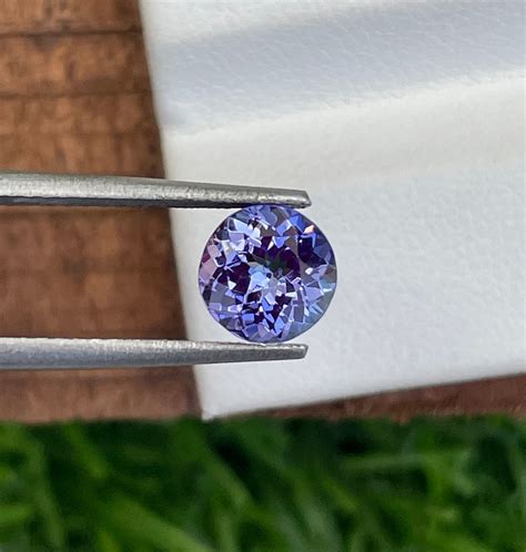 Natural Tanzanite Mermaid Colour Tanzanite Perfect Round Shape Etsy