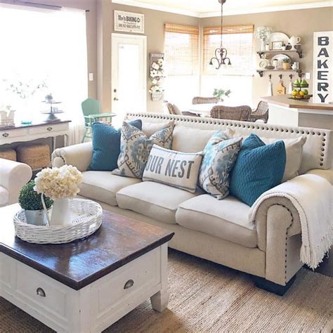 21 Smart Farmhouse Style Living Room Furniture - Home Decoration and ...