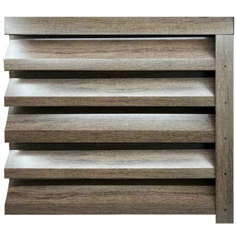 Пано за ограда Atlas Wood Pattern Double 0.50 mm | Сив дъб - Miradex