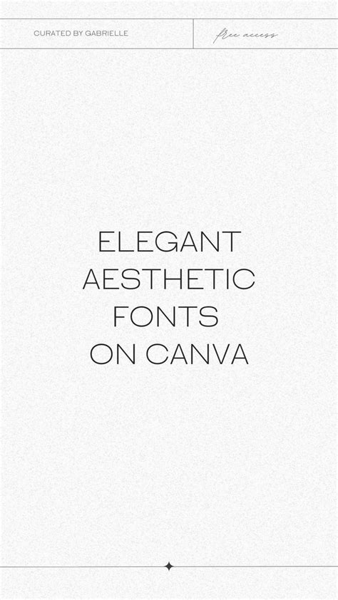 My Favorite Elegant Aesthetic Canva Fonts Wedding Fonts Aesthetic