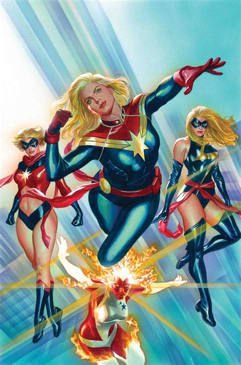 Captain Marvel #1 by Alex Ross Poster | ComicHub