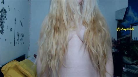 Long Blonde Hair Nude Teasing Clips Sale