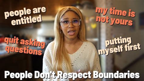 When People Dont Respect Your Boundaries Rant Youtube