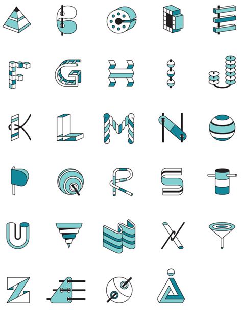 typographic-illustration-3D-alphabet – Bureau of Betterment