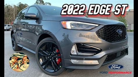 NEW 2022 FORD EDGE ST 335 HP SUV Walkaround Cold Startup Interior