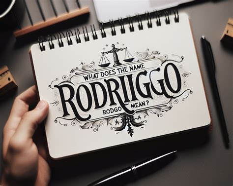 ℹ Descubre qué significa el nombre Rodrigo Origen significado e