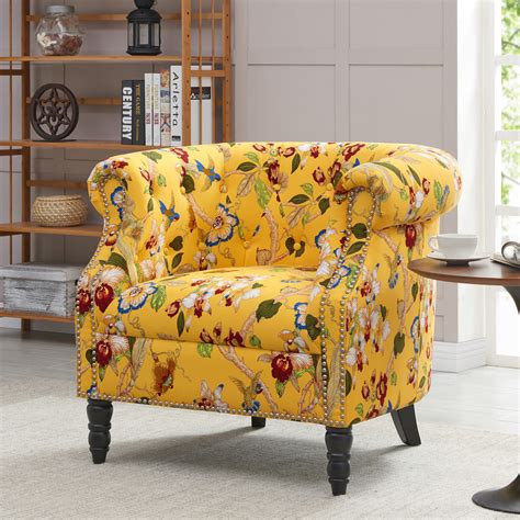 yellow accent chair 9