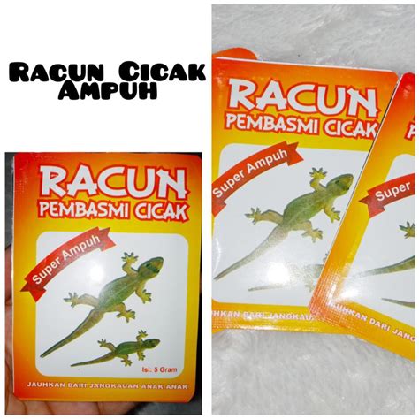 Jual Racun Cicak Dan Tokek Shopee Indonesia