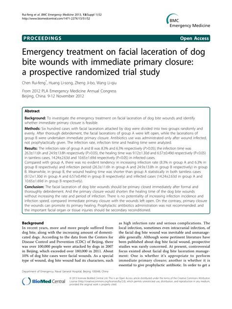 What Antibiotics Are Given For Dog Bites