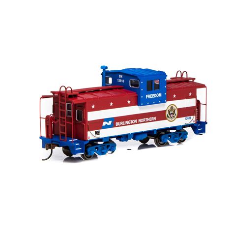 Athearn Roundhouse HO Wide Vision Caboose Burlington Northern Freedom