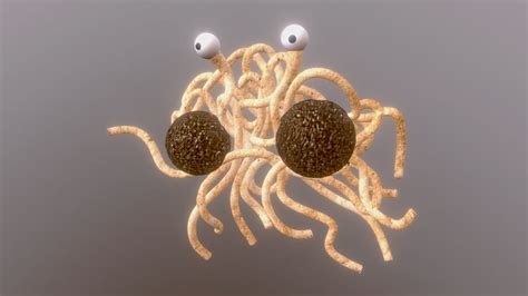 The Flying Spaghetti Monster 3D Model By CATENCODE 7b4dd5f HD