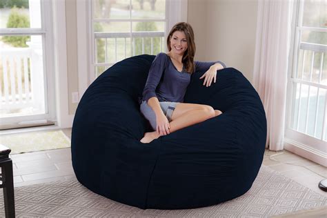 Chill Sack Large 7 Ft Bean Bag Navy