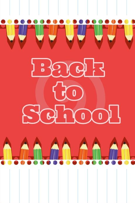 Back To School Template Postermywall