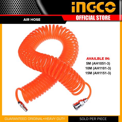 INGCO Polyurethane PU Air Compressor Hose Tube Air Tool 5m AH1051 3