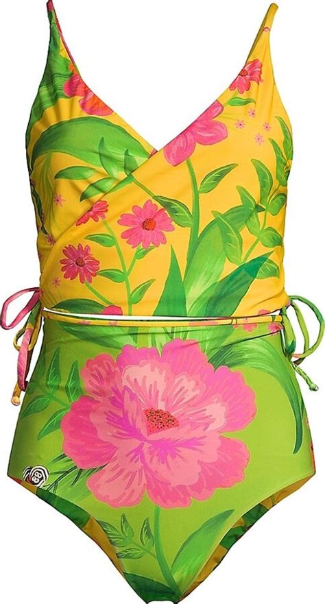 Farm Rio Romantic Garden Piece Bikini Set Shopstyle Two Piece Swimsuits