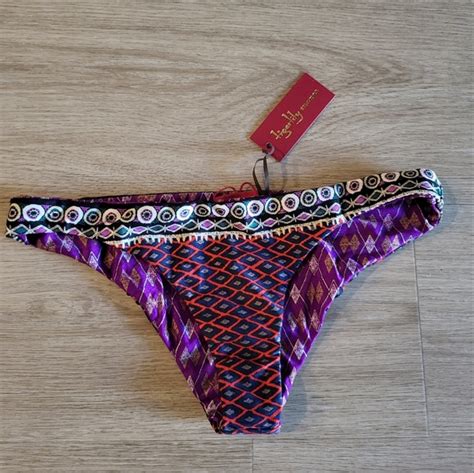 Tigerlily Swim Nwt Tigerlily Colorful Patterned Bikini Bottom Poshmark