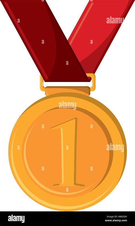 Isolated gold medal design Stock Vector Image & Art - Alamy