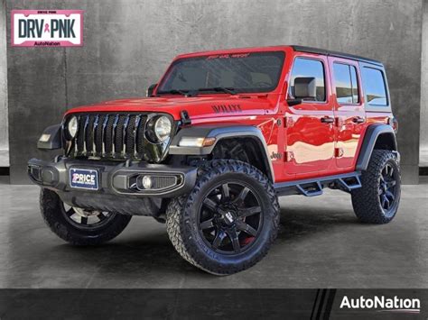 Pre Owned Jeep Wrangler Unlimited Willys Sport Sport Utility In