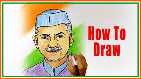 Lal Bahadur Shastri Drawing How To Draw Lal Bahadur Sasthri