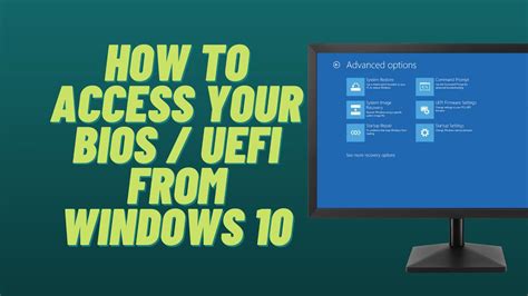 How To Access Your BIOS UEFI From Windows 10 YouTube