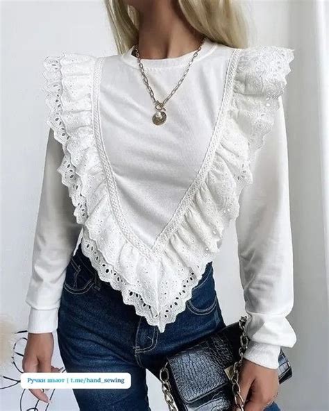 Pin By Valentyna Bilobotska On Sewing Long Sleeve Tops