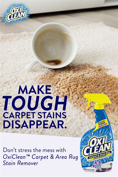 Get Rid Of Tough Stains With Oxiclean Carpet Area Rug Stain Remover