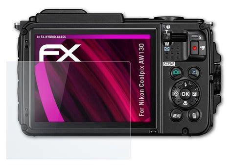 Atfolix Pellicola Vetro Per Nikon Coolpix Aw H Armatura Di