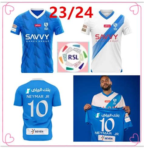 2023 2024 Al Hilal Saudi Soccer Jersey Neymar Jr Kids Kit 2324