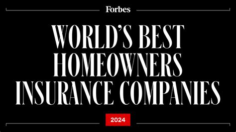 Worlds Best Home Insurance Companies Forbes 2024 List