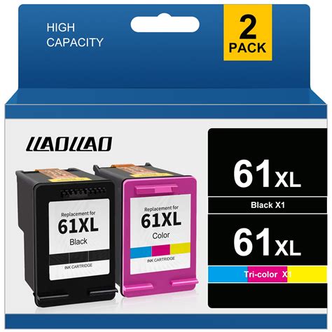 Xl Black Color Ink Cartridge Combo Pack Replacement For Hp Xl