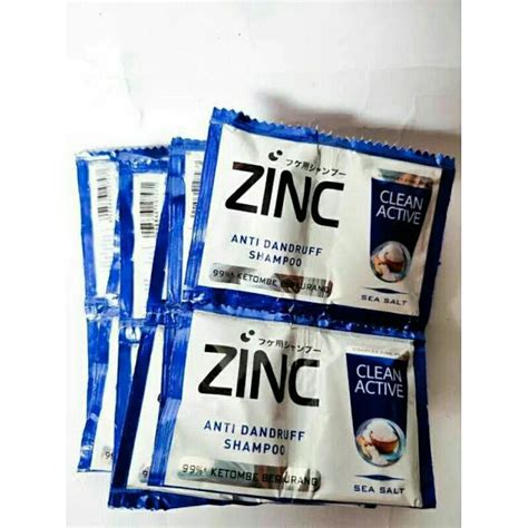 Shampoo Zinc Renteng Renceng Sachet Isi Pcs Baris Lazada Indonesia