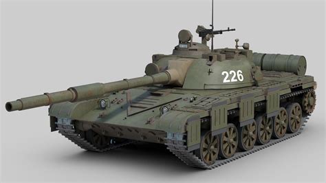 3D Model T 72 Ural Tank - TurboSquid 2167251