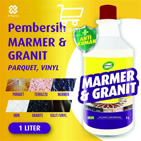 Jual PRIMO Pembersih Marmer Granit Parquet Antibacterial 1 L Primo