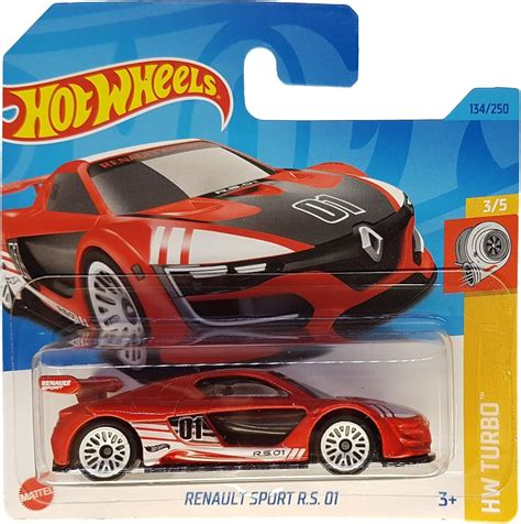 Hot Wheels Renault Sport R S HW Turbo HKJ Short Card Red Mattel