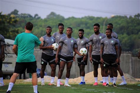 CAN 2023 Séance d entraînement des Éléphants avant le match contre la