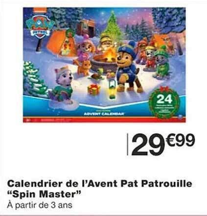 Promo Calendrier De L Avent Pat Patrouille Chez Monoprix